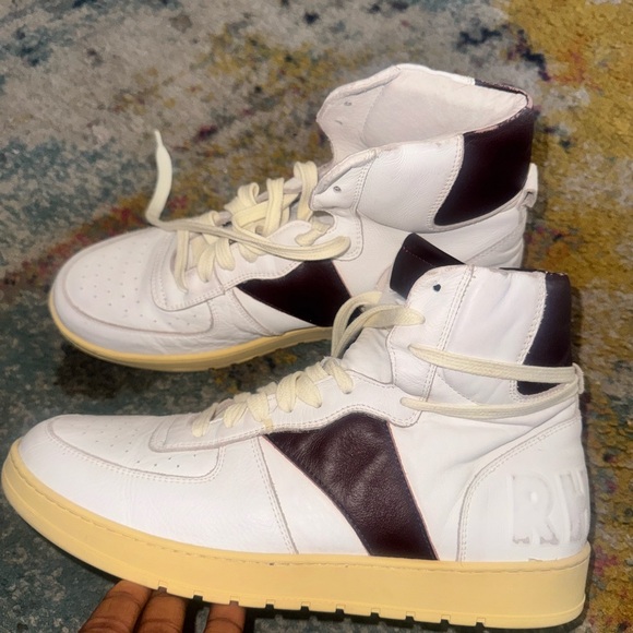 Rhude high top sneaker size 9 main image 8